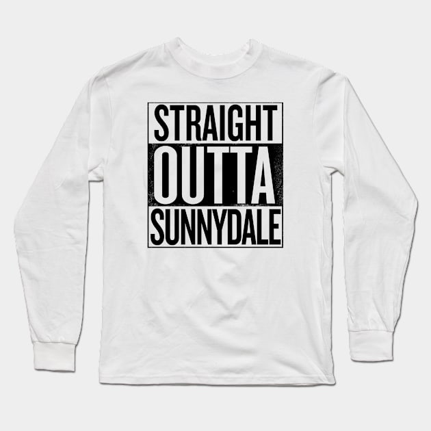 Straight Outta Sunnydale Buffy The Vampire Slayer Long Sleeve T-Shirt by Rebus28